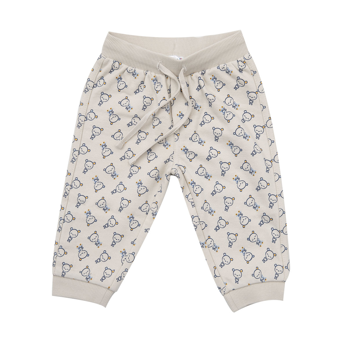 Toys Center Baby pantalone felpato beige stampa animaletto