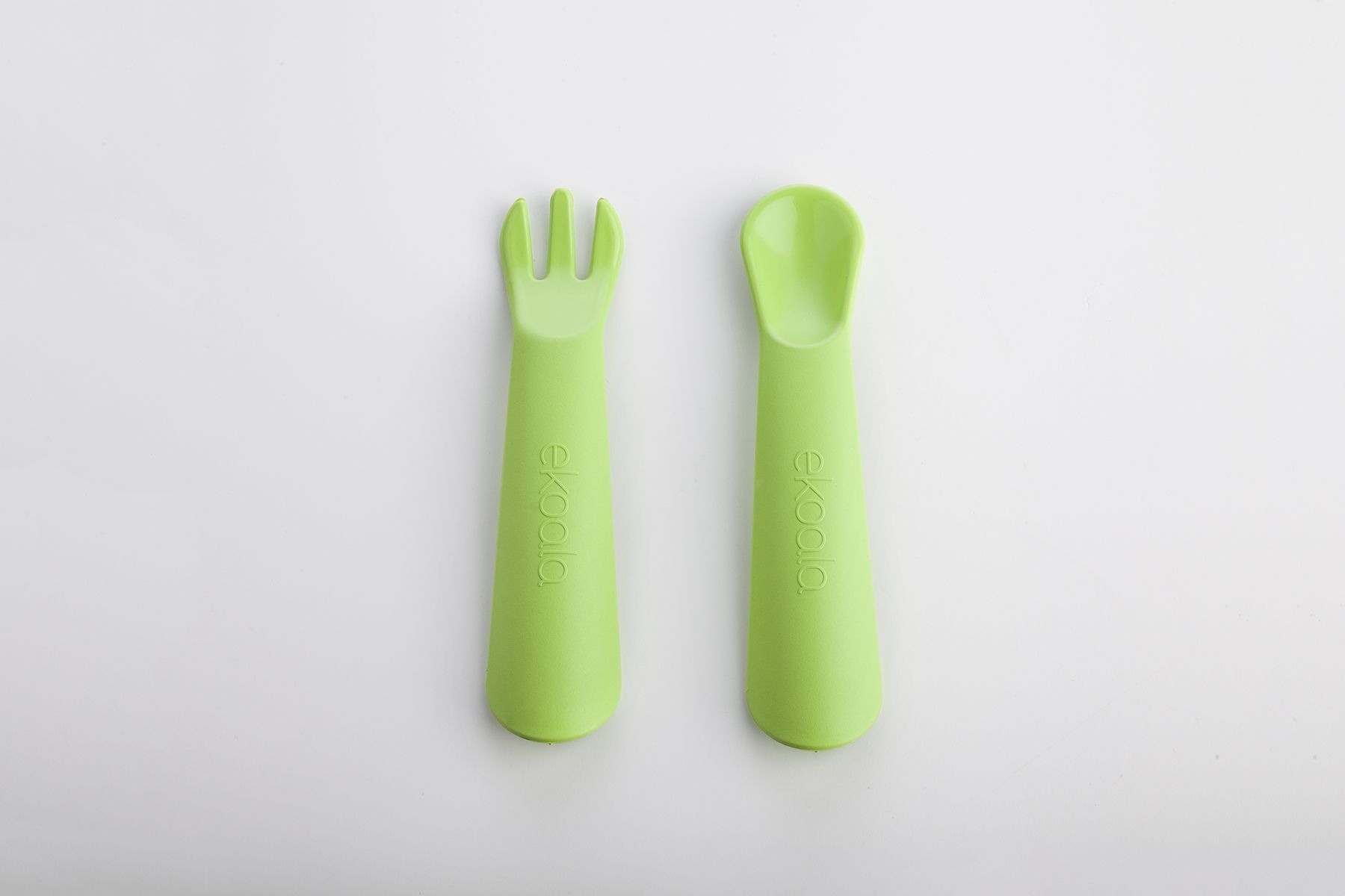 eKoala eKiko set posate bambini verde mais