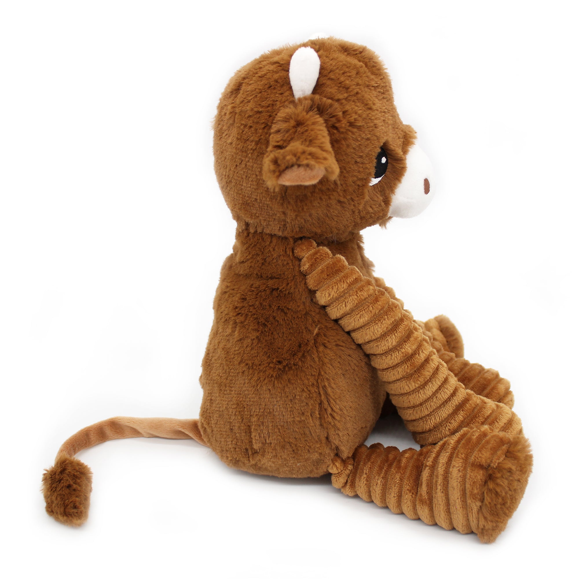 Les Deglingos Ptipotos Hindou doudou mucca marrone