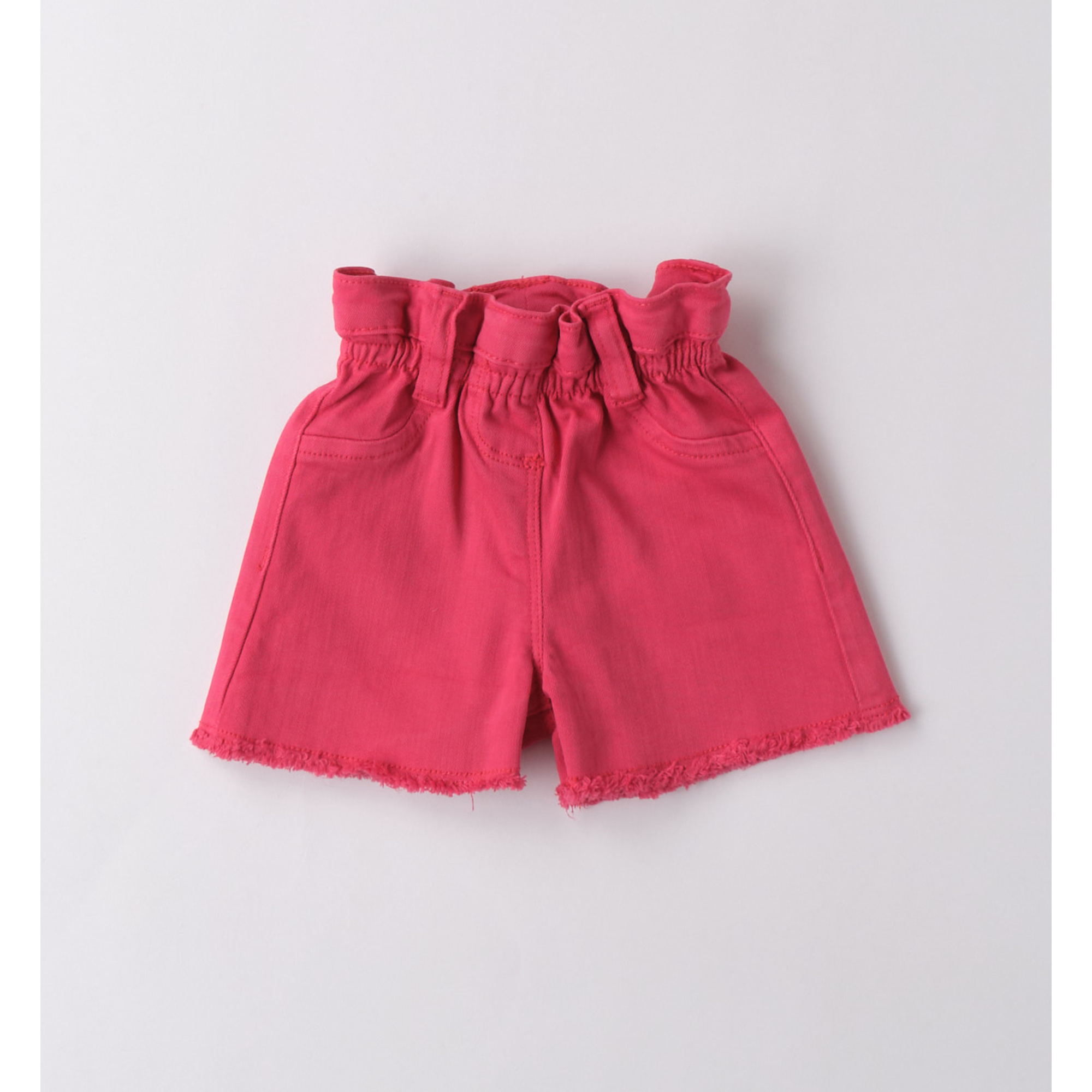 iDO Short Fuxia Sfrangiato Pantaloncini Neonato Cotone