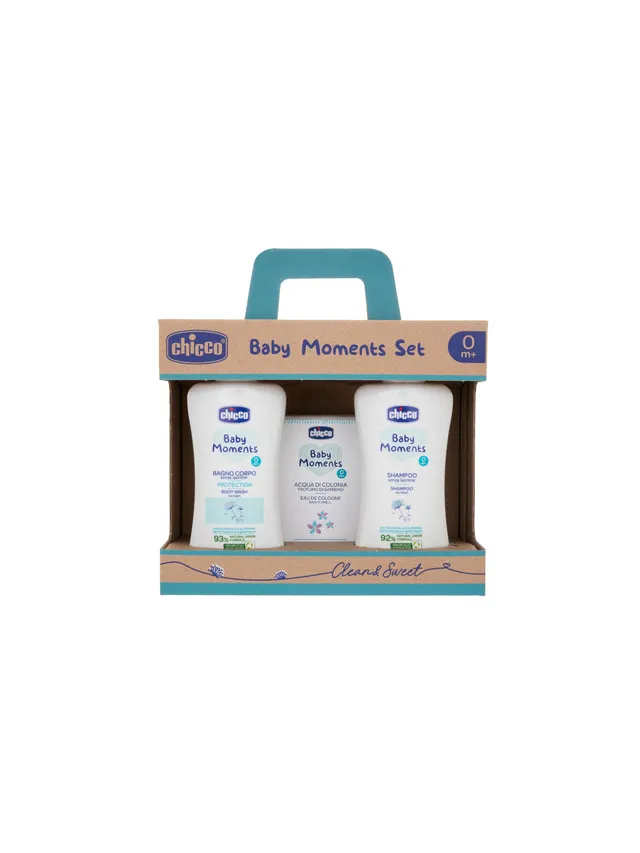 Chicco Baby Moments Set Bagno Neonato 3 Pezzi