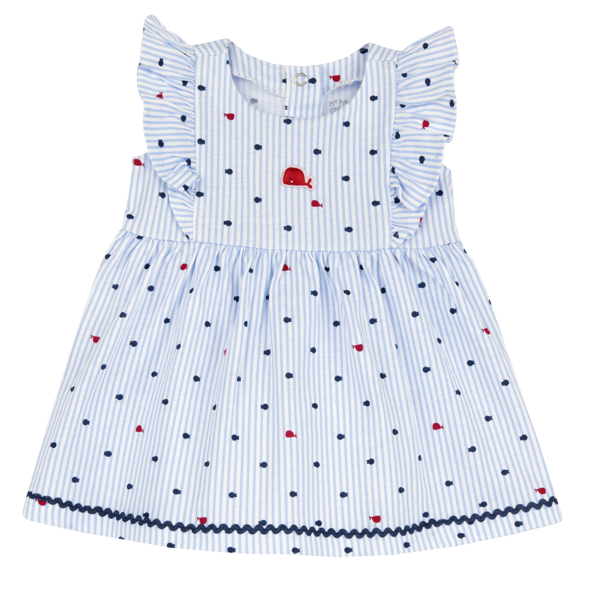 Chicco Vestito Bambina Maniche Corte Tessuto Leggero