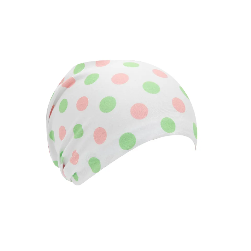 Toys Center Baby Bandana Jersey Bimba Bianca a Pois
