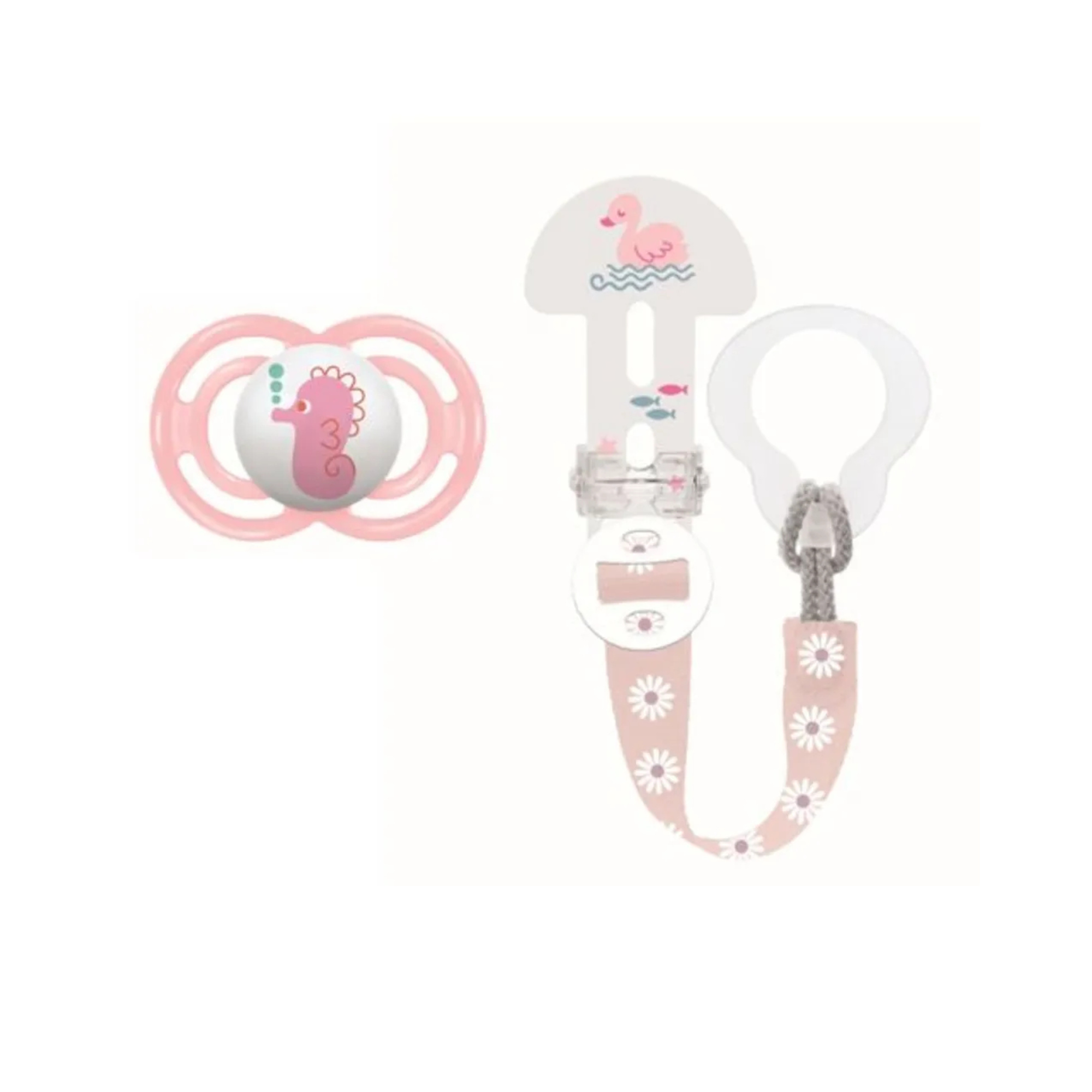 MAM Perfect Succhietto 6+ mesi + Clip It assortiti