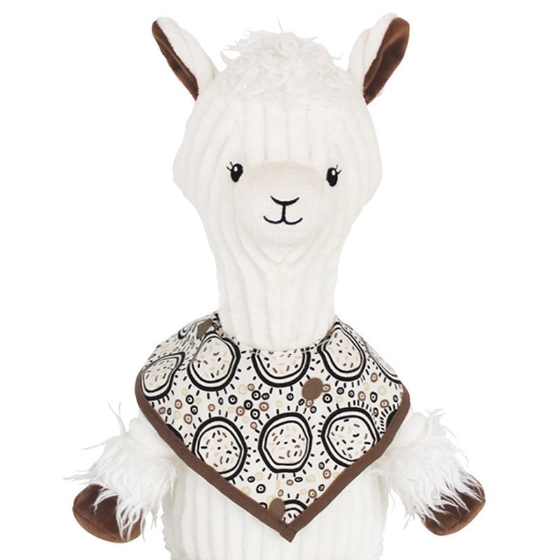 Les Déglingos Muchachos Peluche Lama Bianco 48 cm