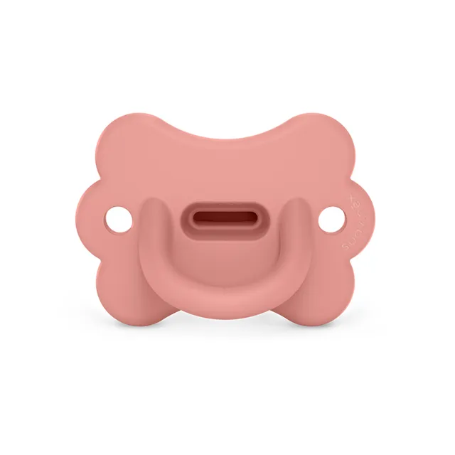 Suavinex Butterfly succhietto silicone rosa 6-18 mesi