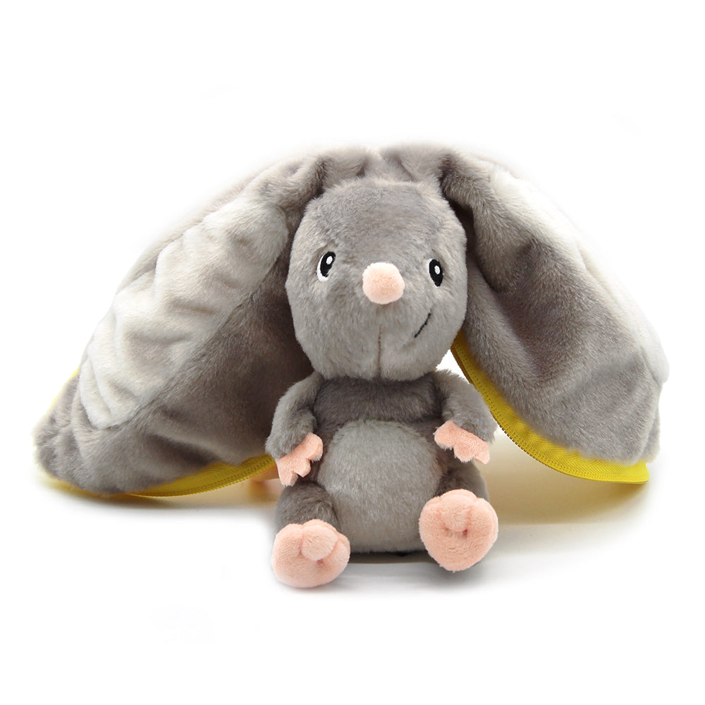 Les Deglingos Flipetz Rocket Peluche Topo Limone Reversibile