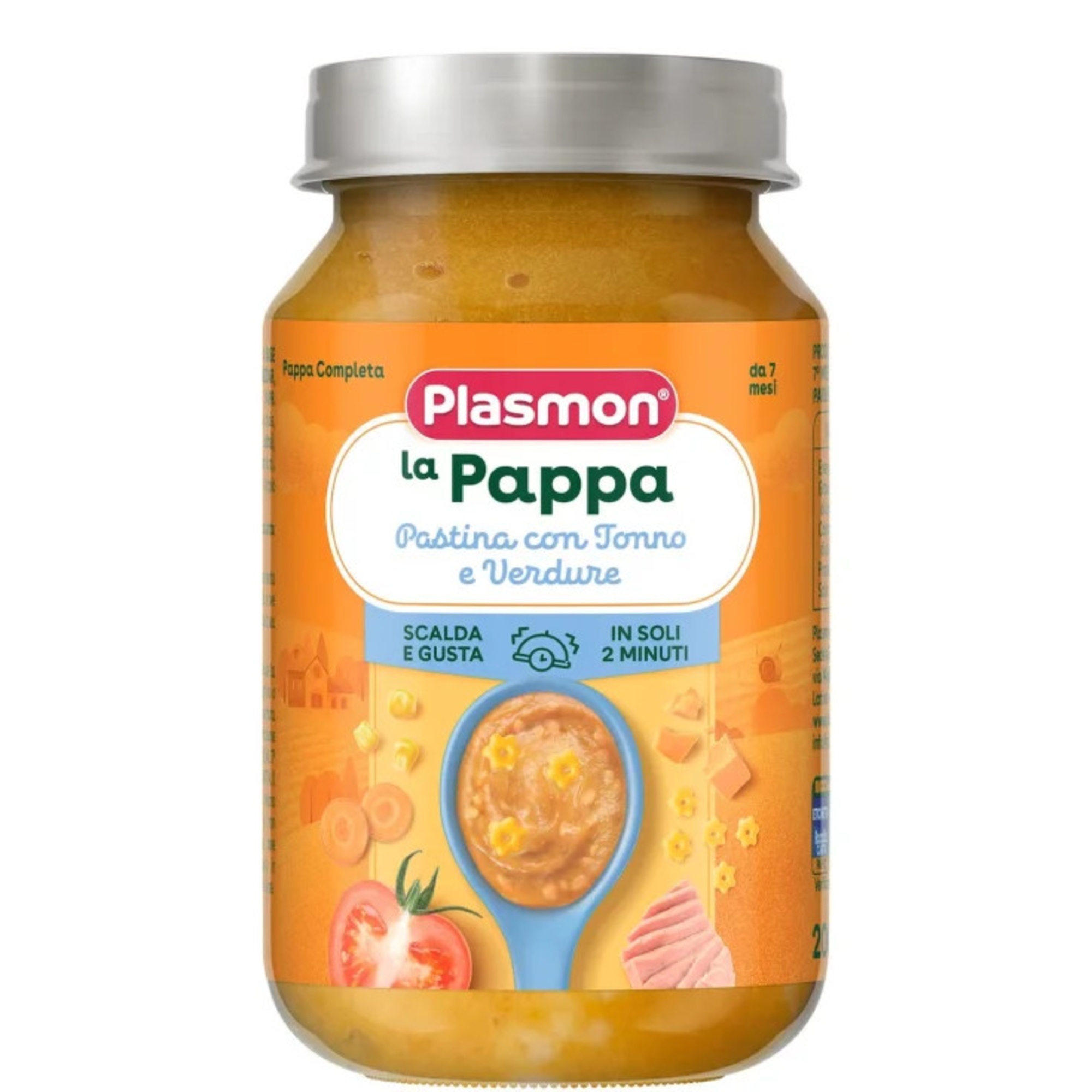 Plasmon La Pappa Tonno Verdure pastina 200g 7 mesi