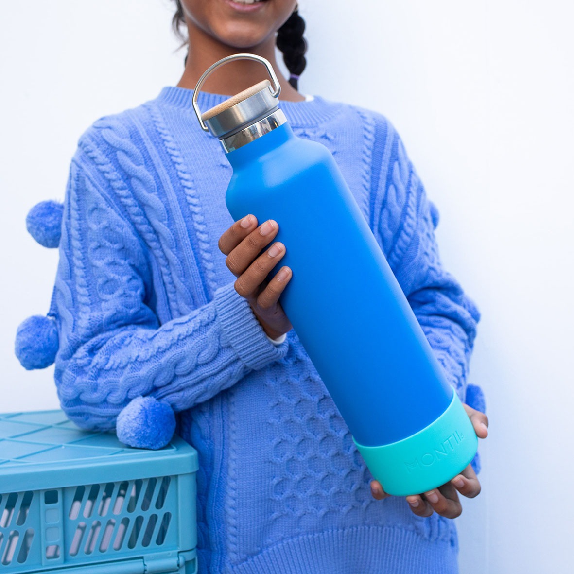 Montii Mega borraccia termica lilla 1000 ml acciaio