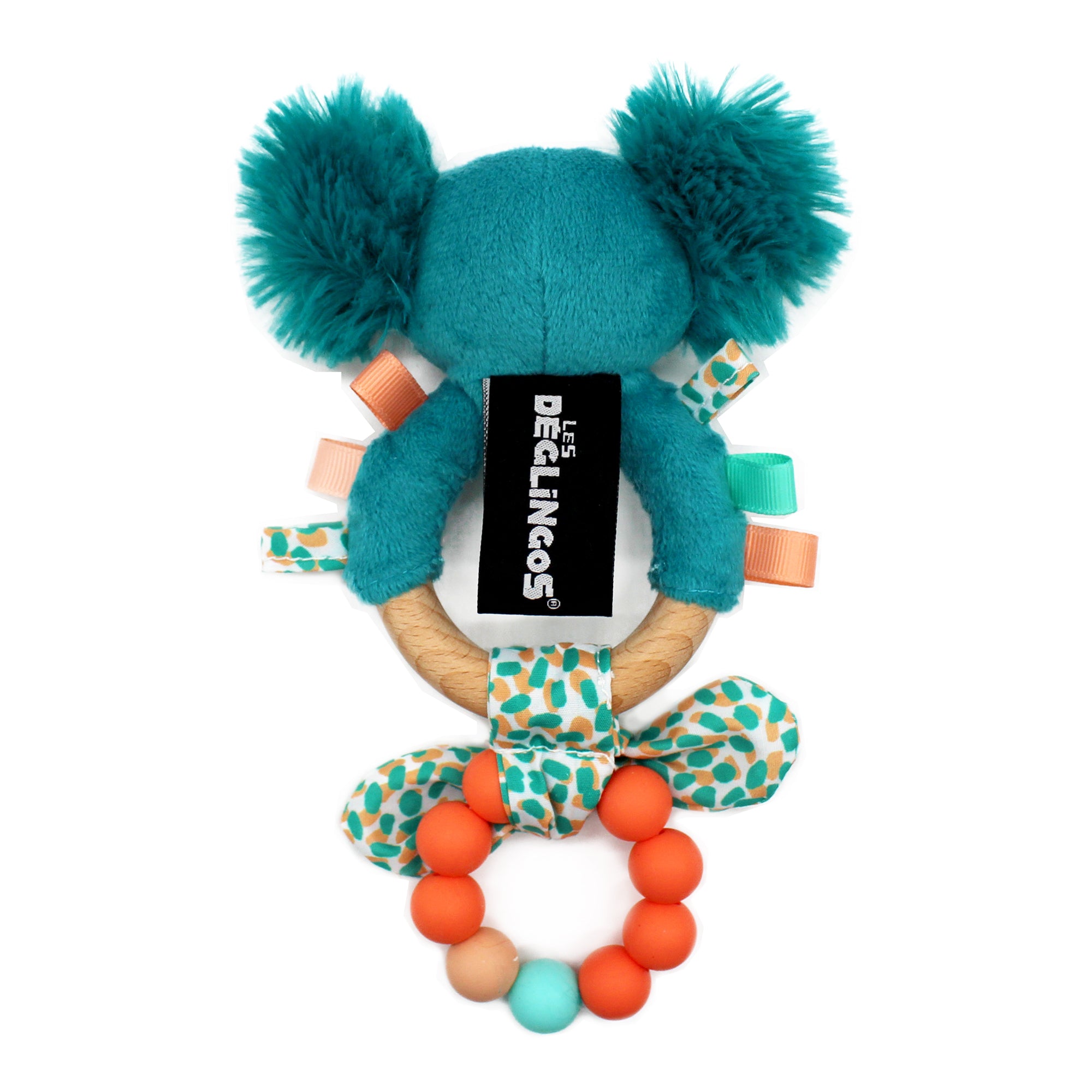 Les Deglingos Berlingos il Koala anello dentizione azzurro silicone