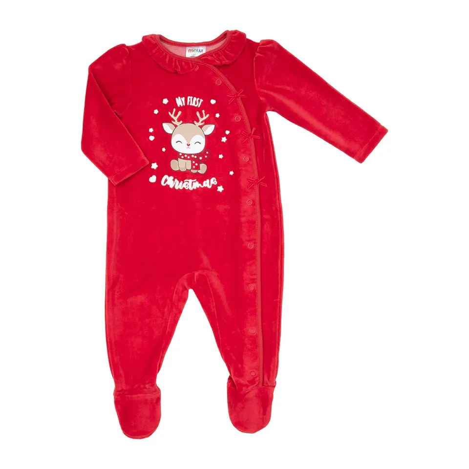 Toys Center Baby Christmas tutina ciniglia bimba rossa renna