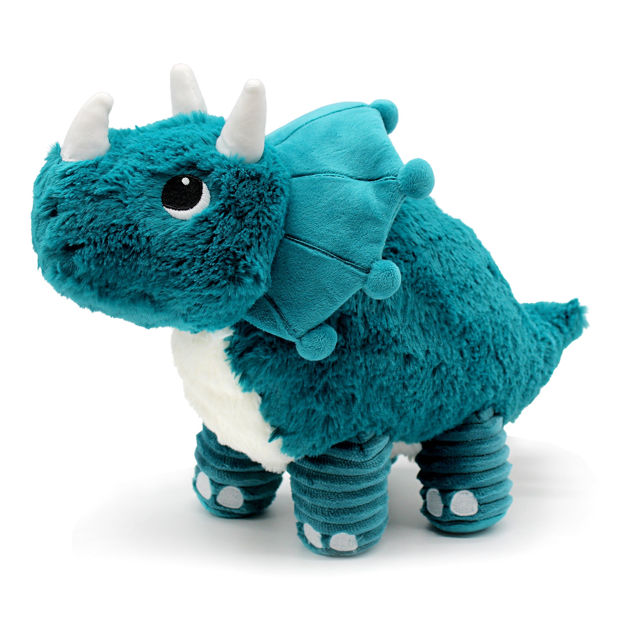 Les Deglingos Ptipotos Penelops peluche dinosauro mamma bebè blu