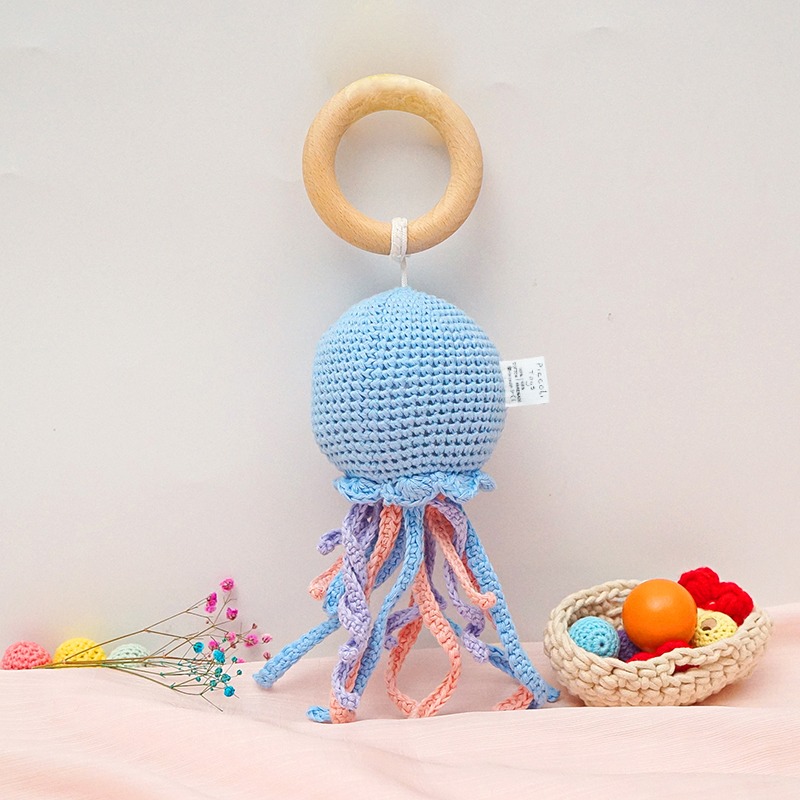 Piccoli Toys Carolina Polpo Azzurro carillon uncinetto
