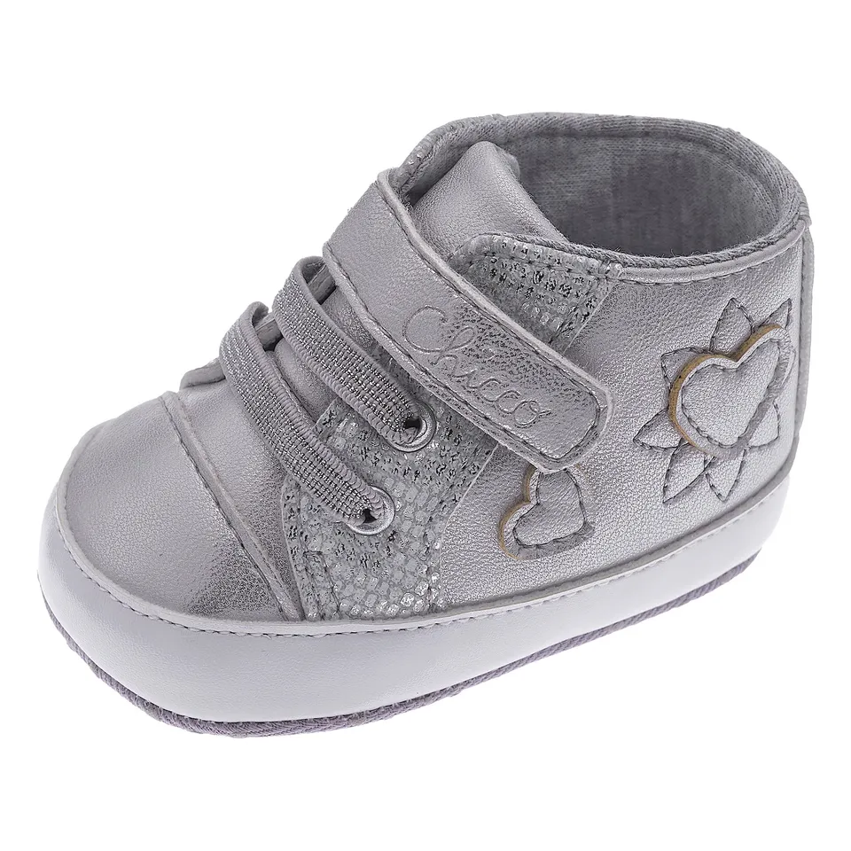 Chicco Nita polacchino neonata velcro con cuoricini