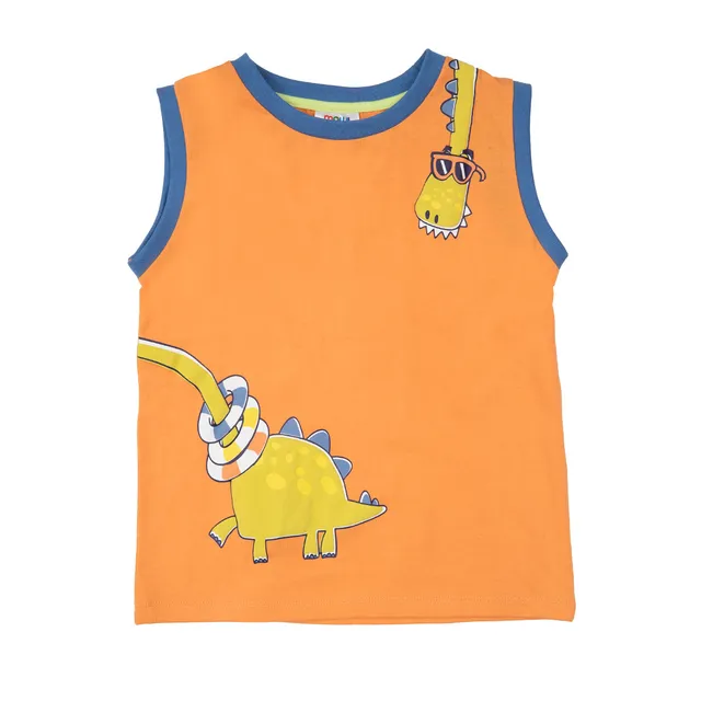 Canotta jersey arancione canotta bimbo dino