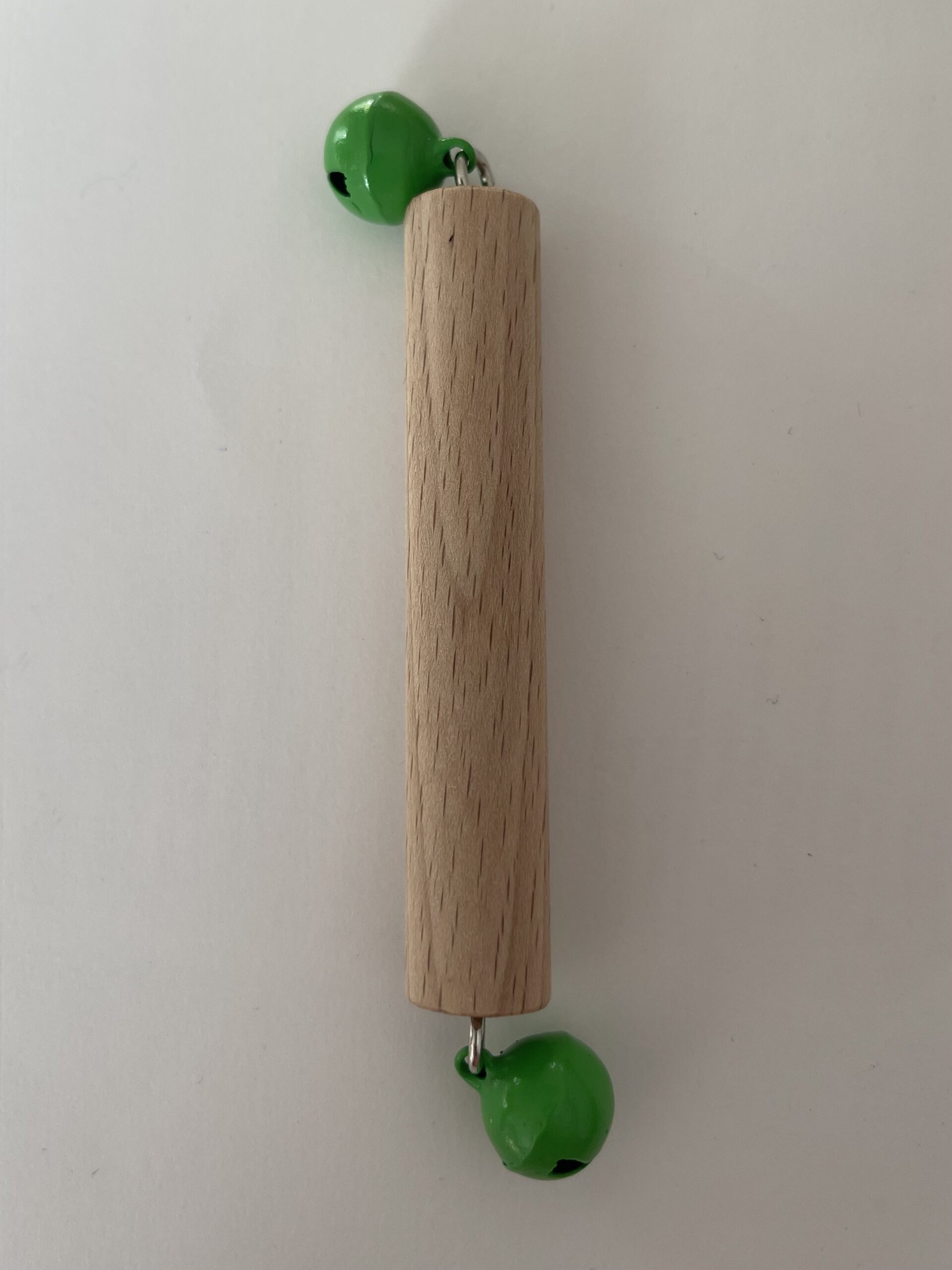Montessori sonaglio legno neonato sensoriale cascabeles