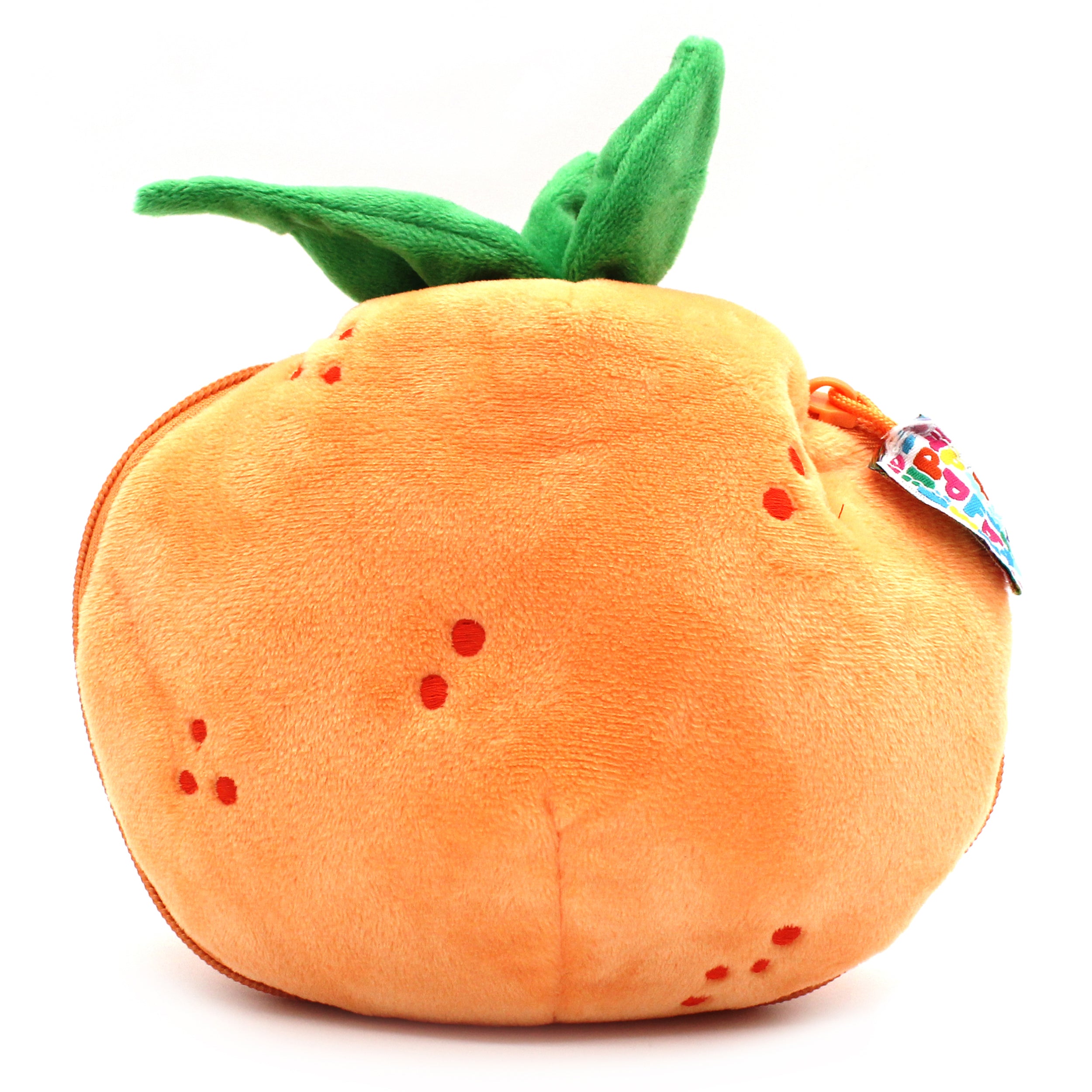 Les Deglingos Flipetz Buzzet peluche ape mandarino reversibile