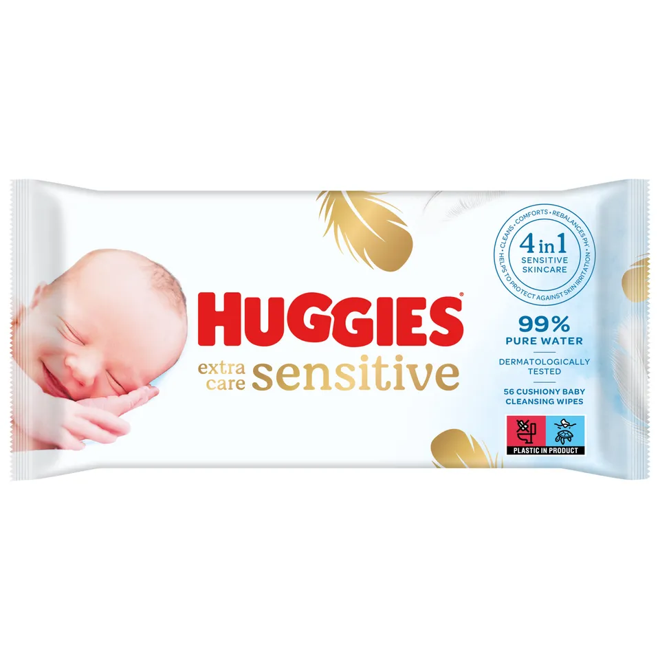 Huggies Pure Extra Care salviette 56 pz senza profumo