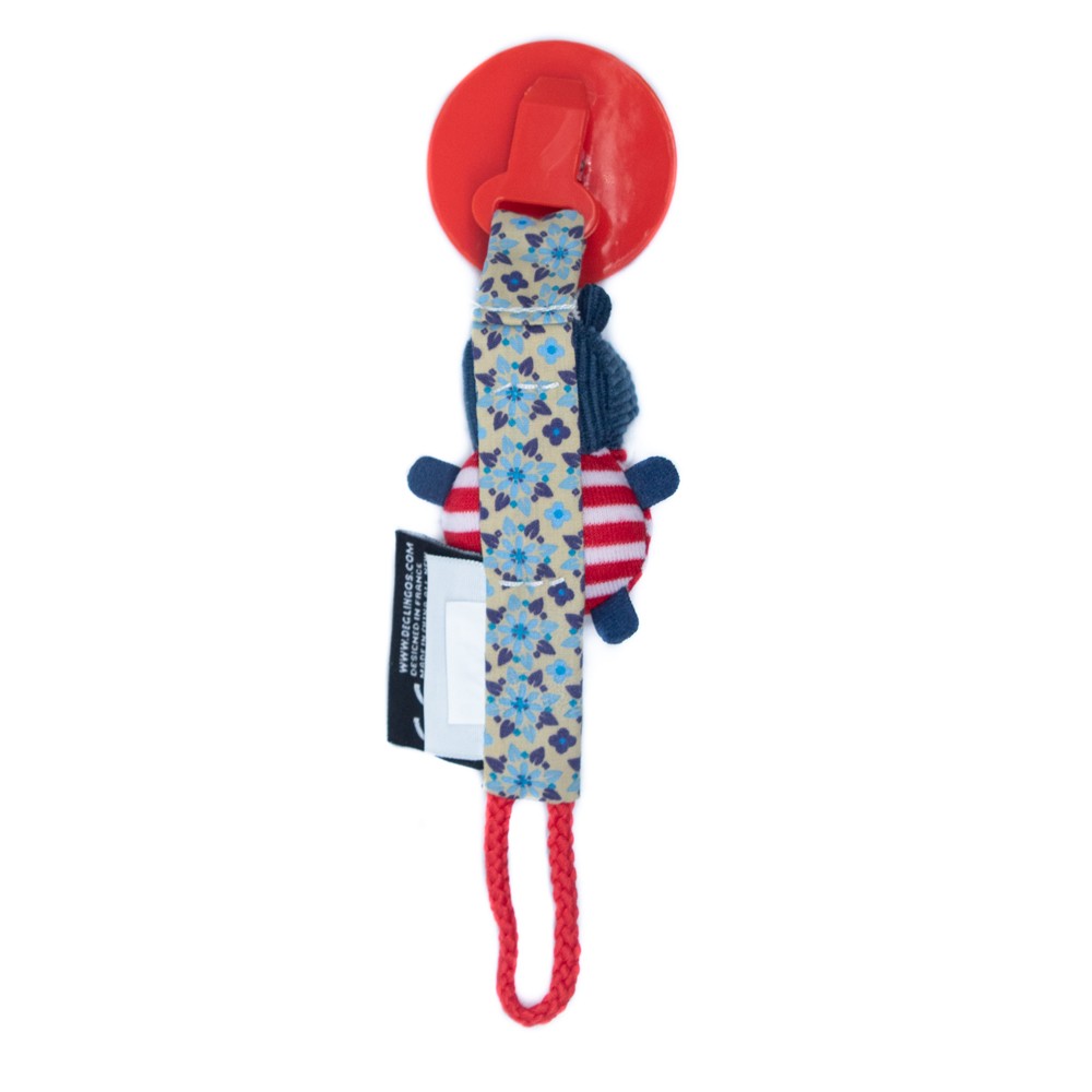 Les Deglingos Hippipos Catenella Ciuccio Blu con Mini Peluche