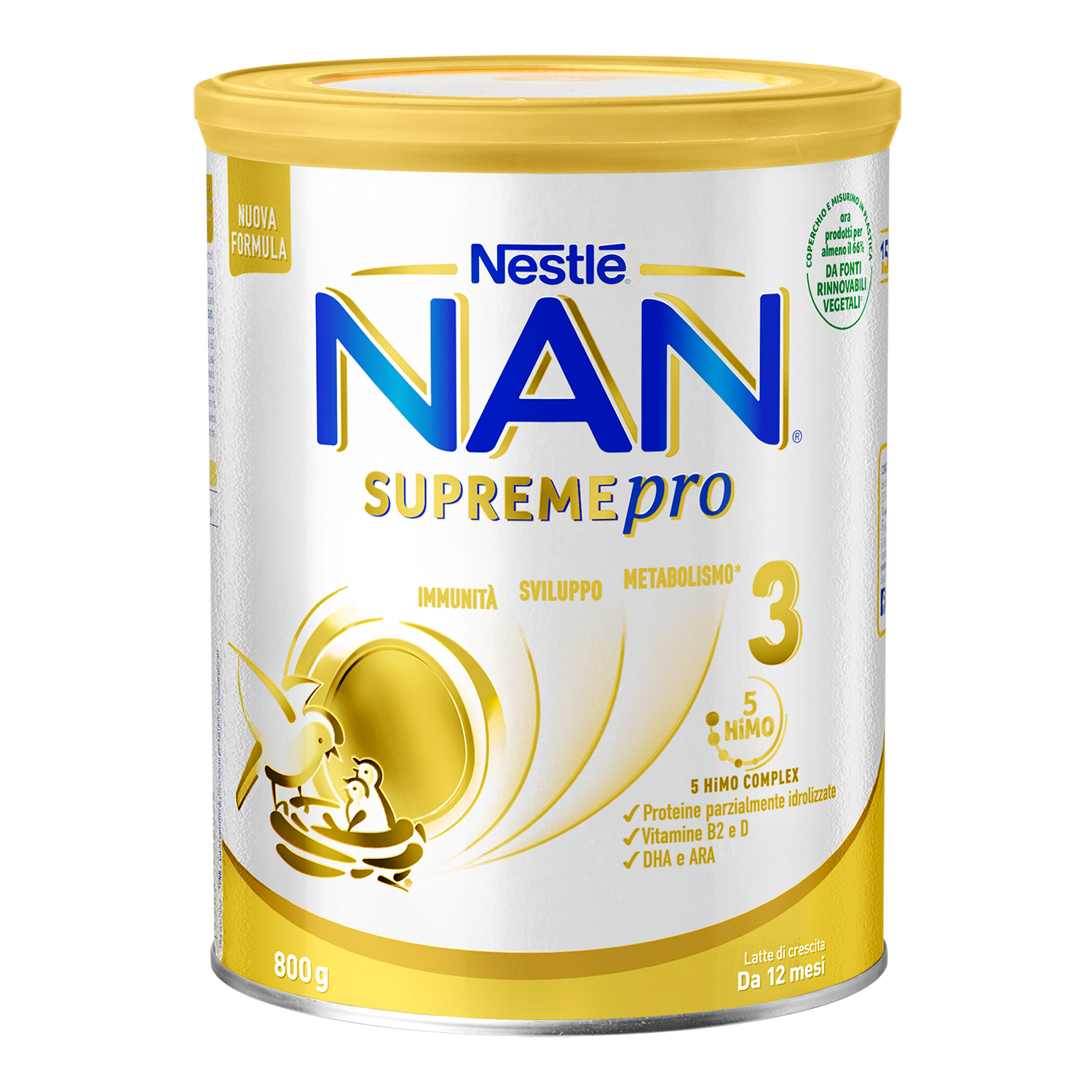 Nestlé NAN Supremepro 3 latte crescita 800g da 12 mesi