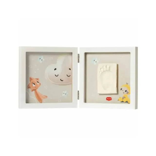 Tiny Love cornice impronta neonato bianca con foto