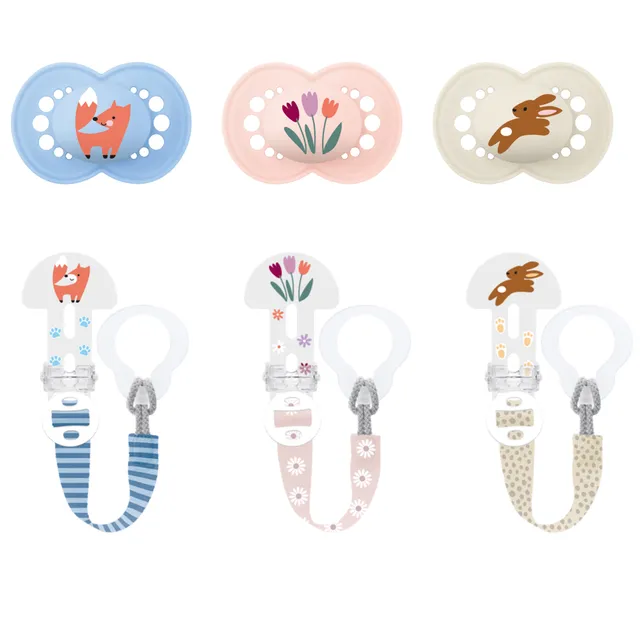 MAM Original Succhietto 6+ Mesi + Clip It Assortito