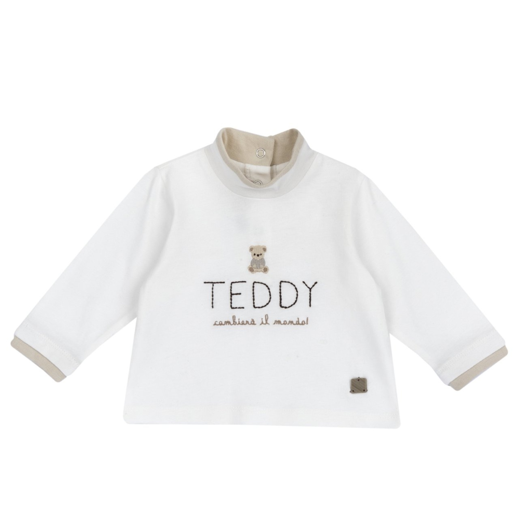 Chicco lupetto panna teddy maniche lunghe cotone