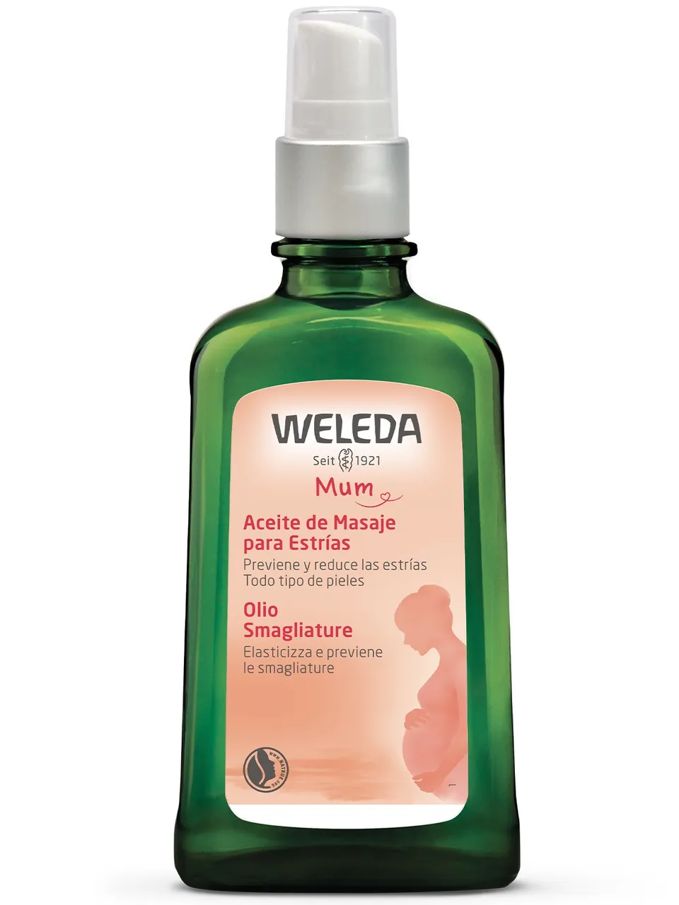 Weleda Mamma Olio Smagliature olio corpo gravidanza elasticità