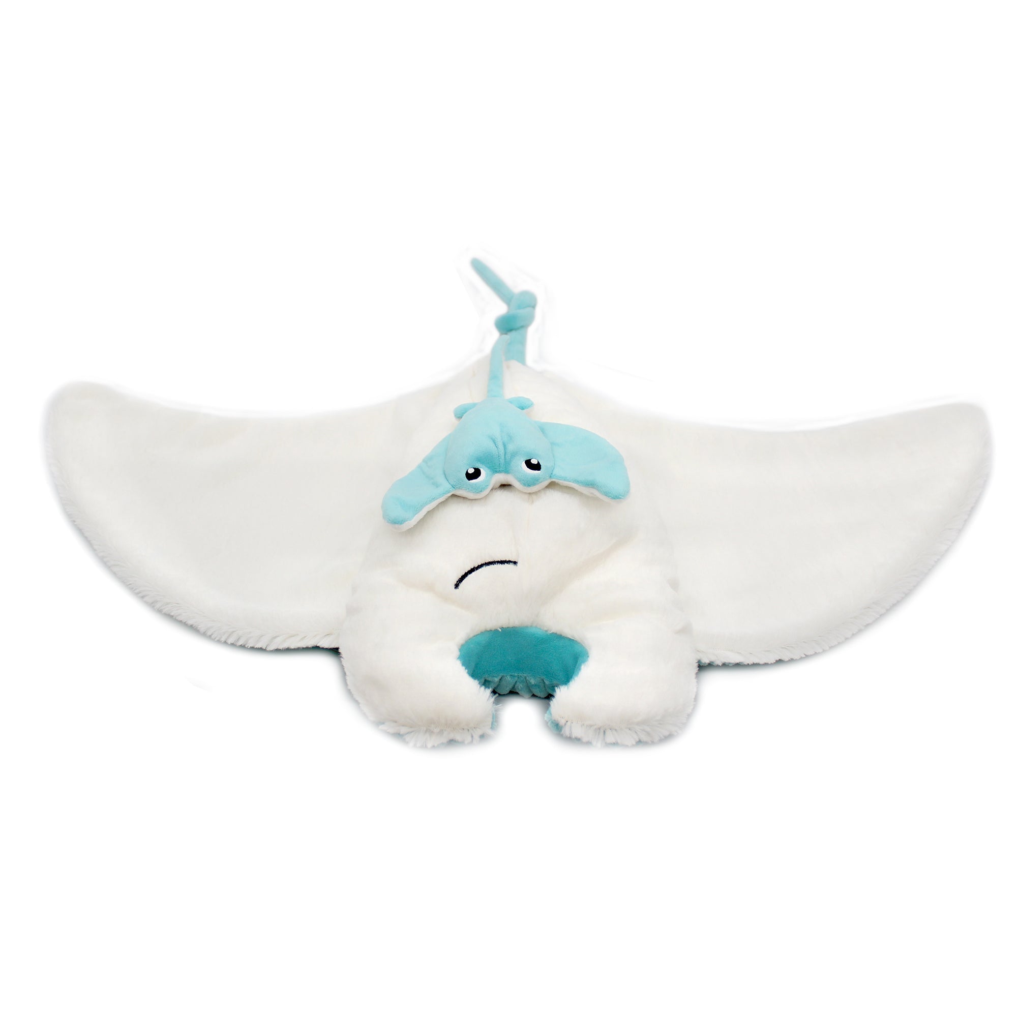 Les Déglingos Ptipotos Mantalou peluche manta blu gigante 72 cm