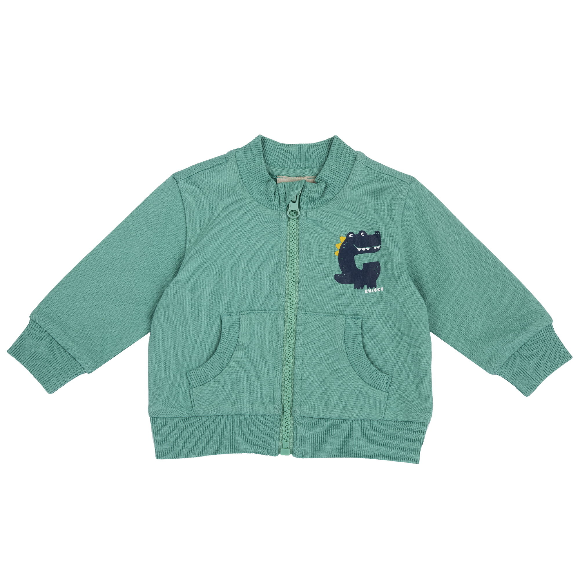 Chicco felpa neonato con zip cotone non felpata leggera