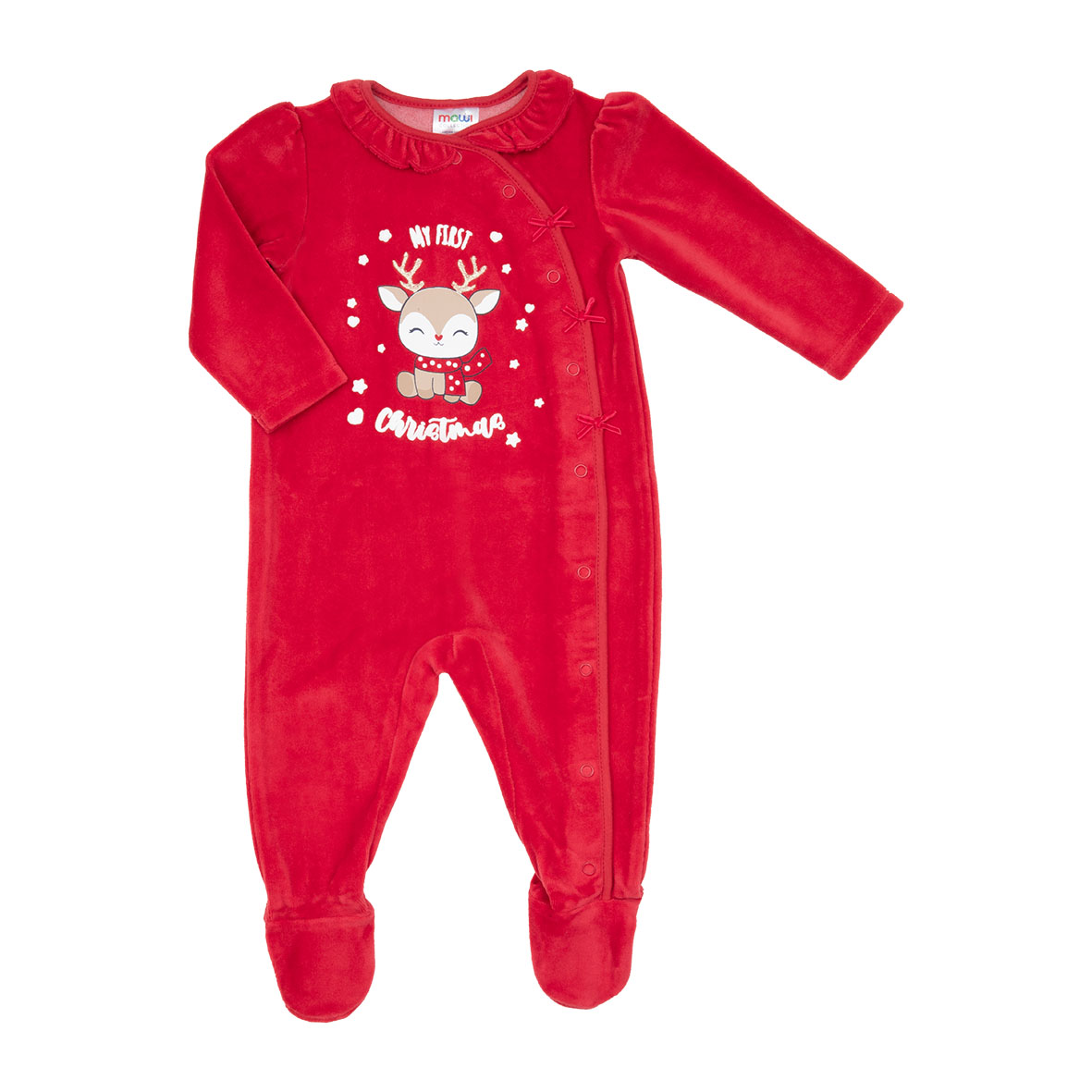 Toys Center Baby Christmas tutina ciniglia bimba rossa renna