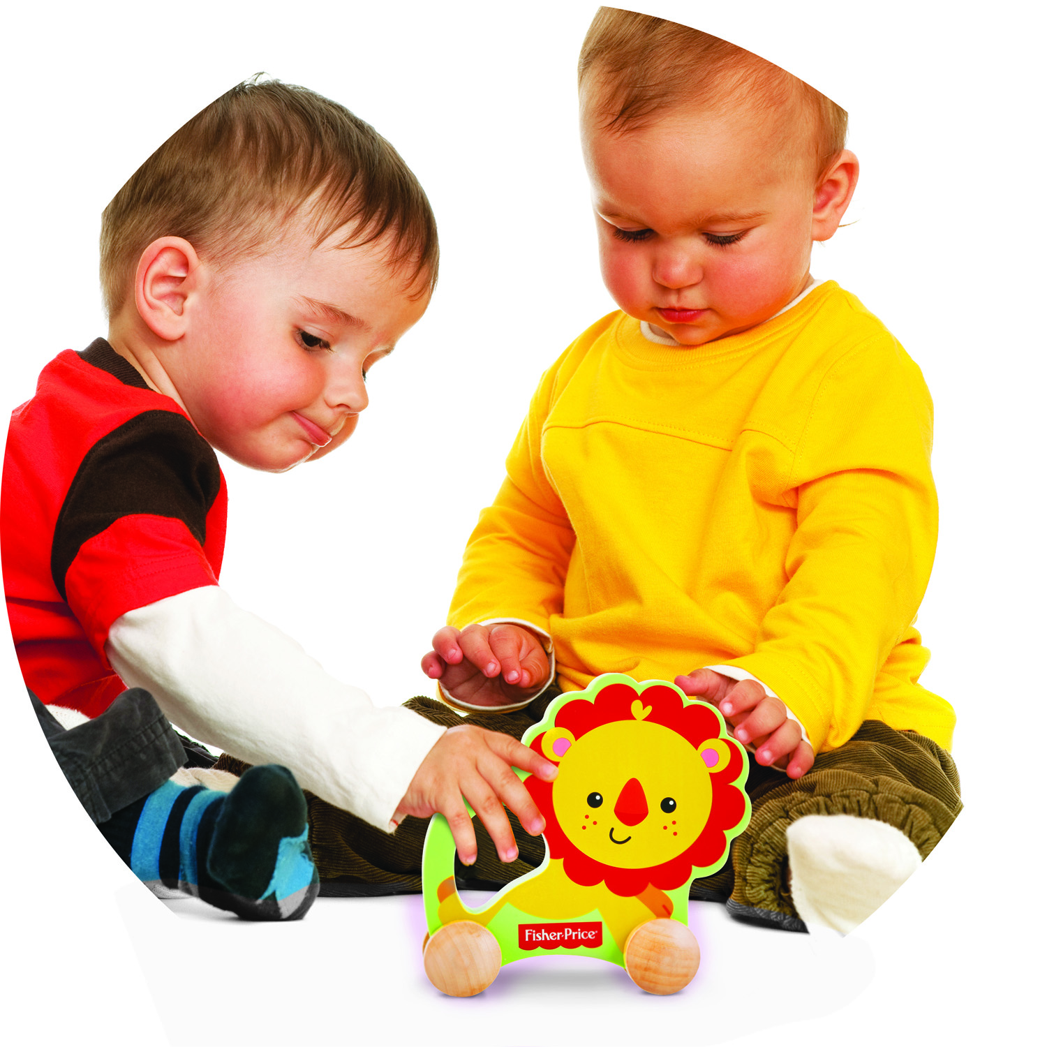 Baby's Clan Primo Leone gioco in legno con ruote