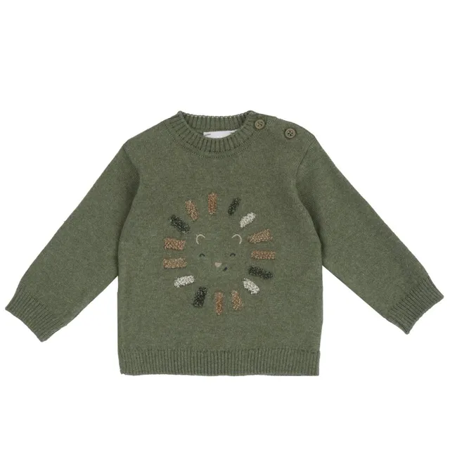 Chicco Tricot Leoncino Maglione misto cotone e lana