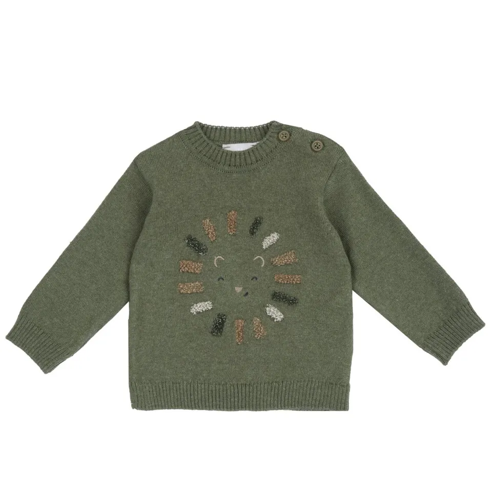 Chicco Tricot Leoncino Maglione misto cotone e lana