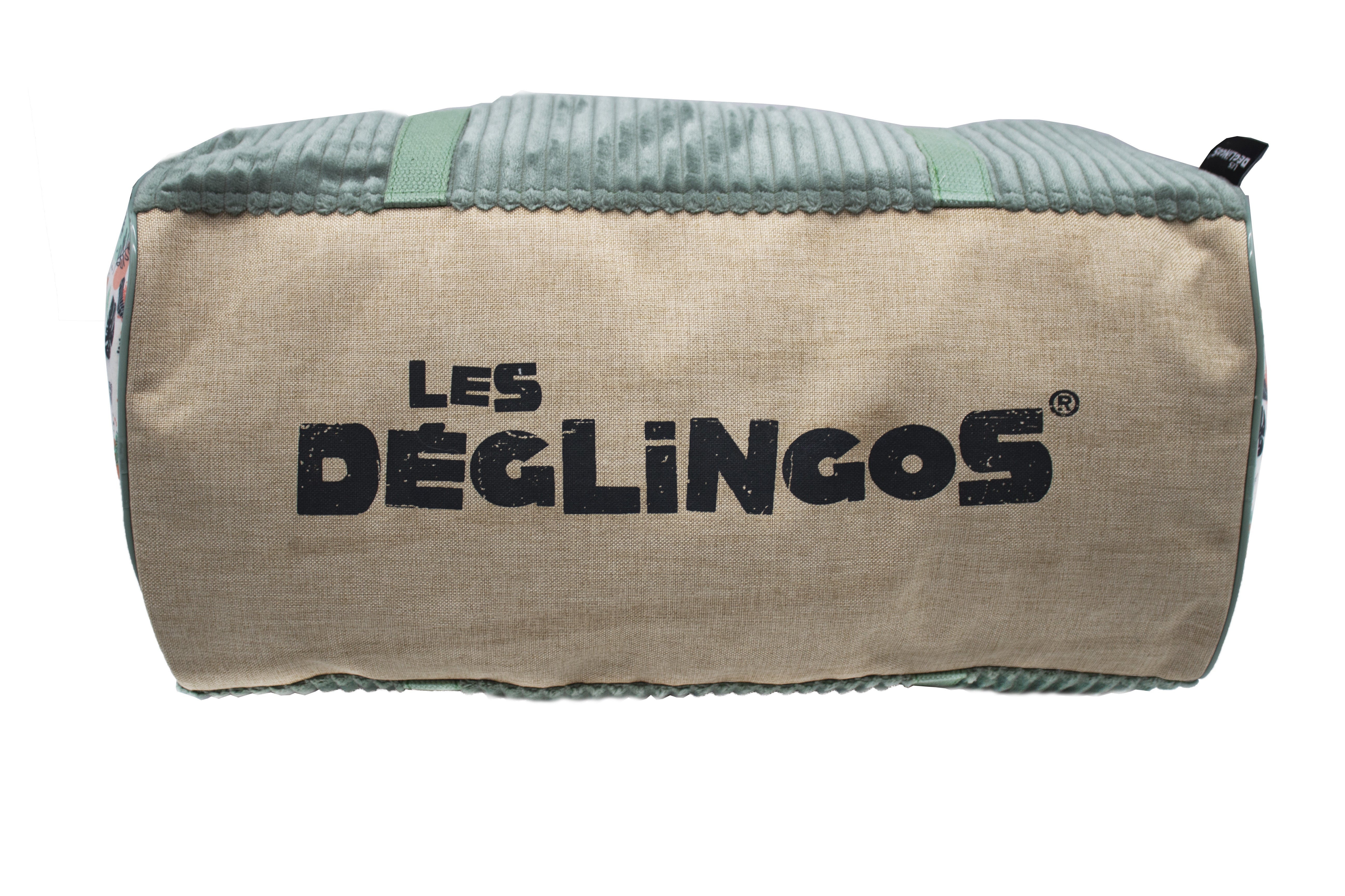 Les Déglingos Chillos borsone weekend verde 48 cm