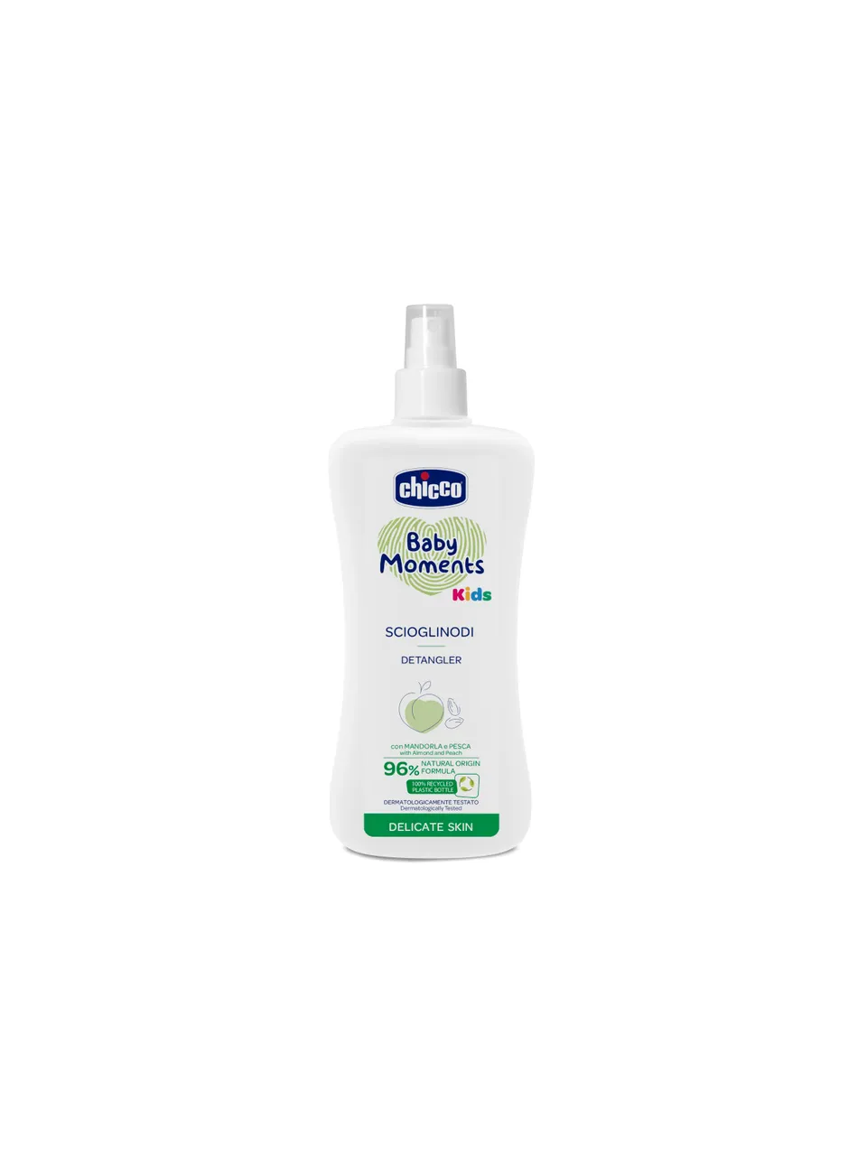 Chicco Baby Moments spray scioglinodi mandorla e pesca