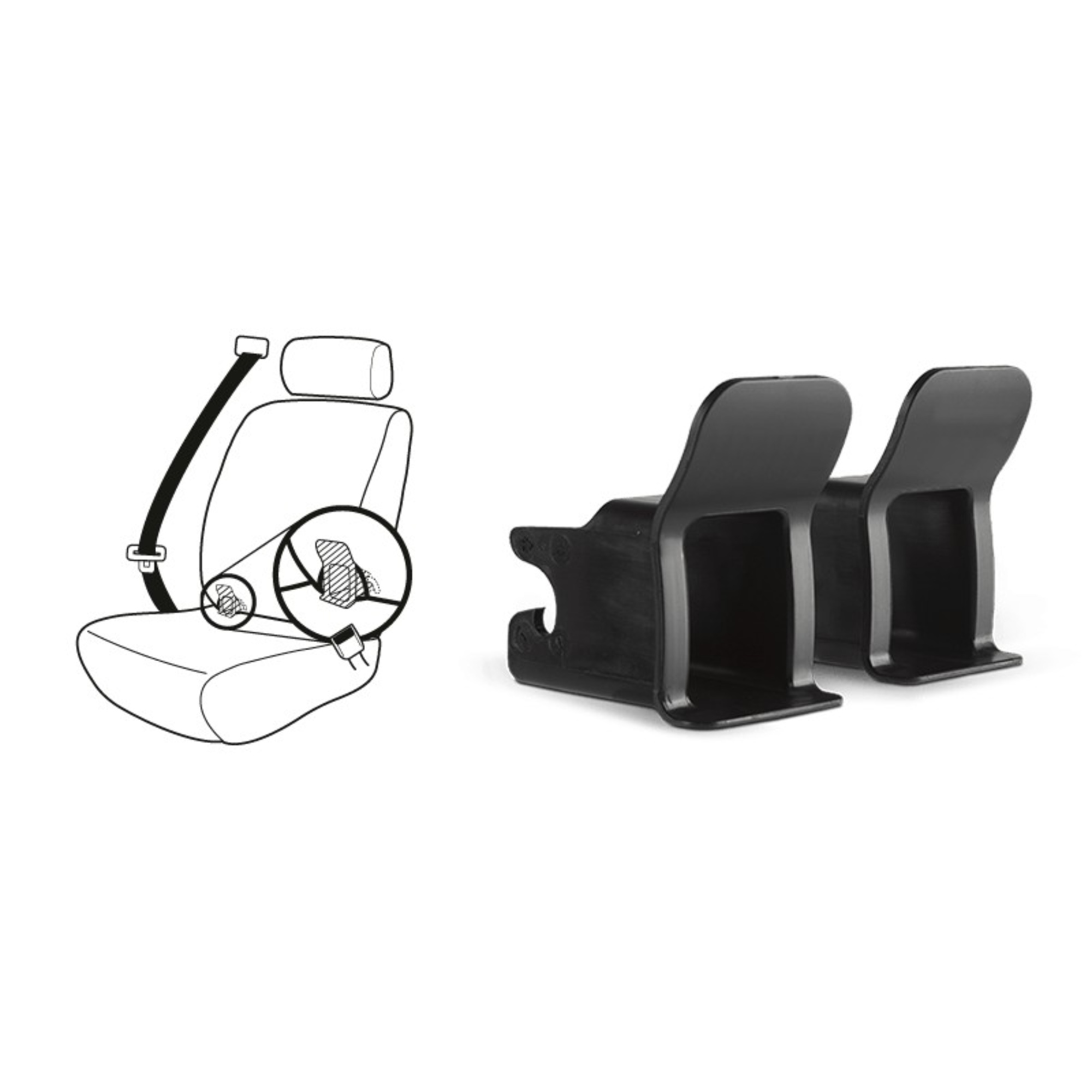 Cybex Guide Isofix Black supporto seggiolino auto