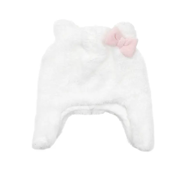 Toys Center Baby ciniglia cappello bimba bianco con fiocco