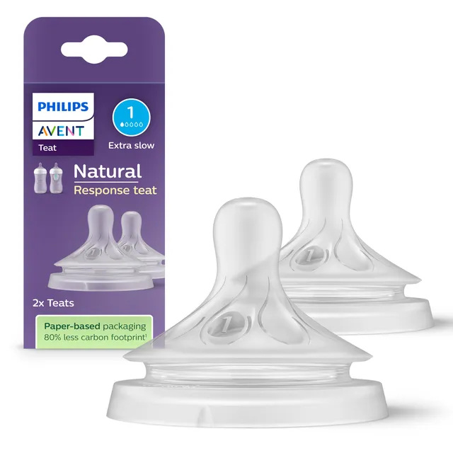 Philips Avent Natural Response tettarelle SCY961/02 flusso 1 2pz