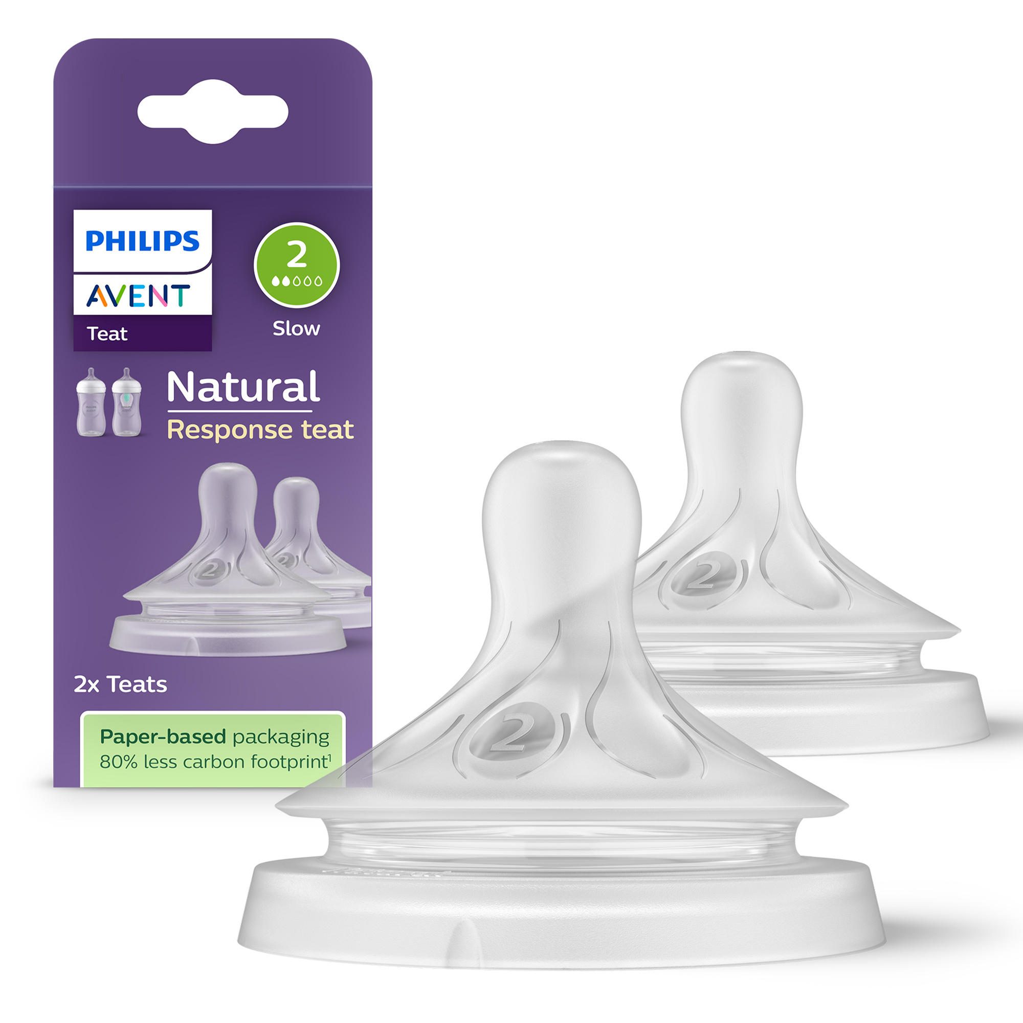 Philips Avent Natural Response SCY962/02 tettarella flusso 2 2pz