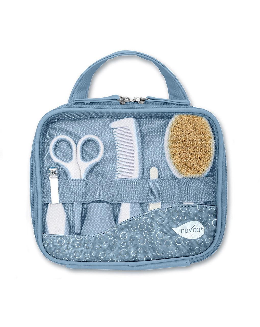 Nuvita 1146 beauty set neonato blu Powder 6 pezzi