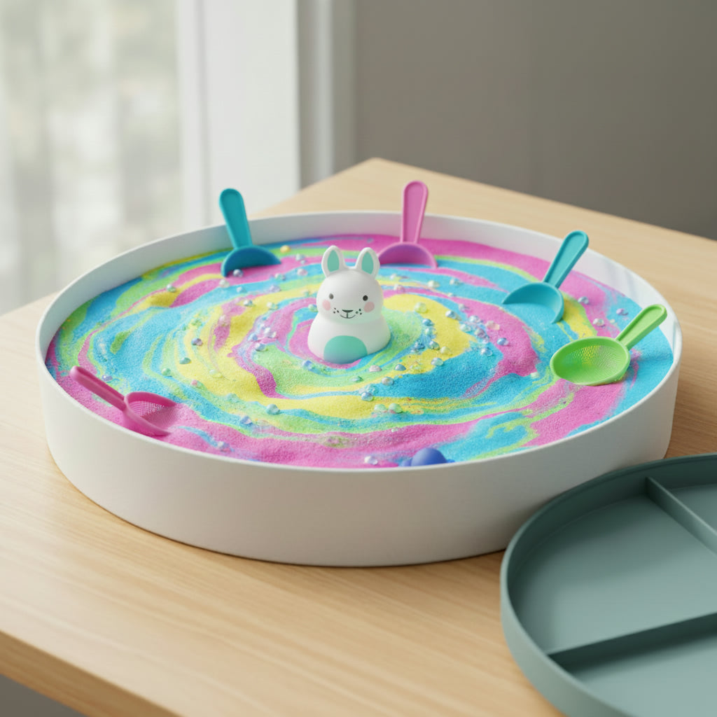 Rosa & Bo Tray Play Set Mondo Piccolo in Legno 12 Personaggi