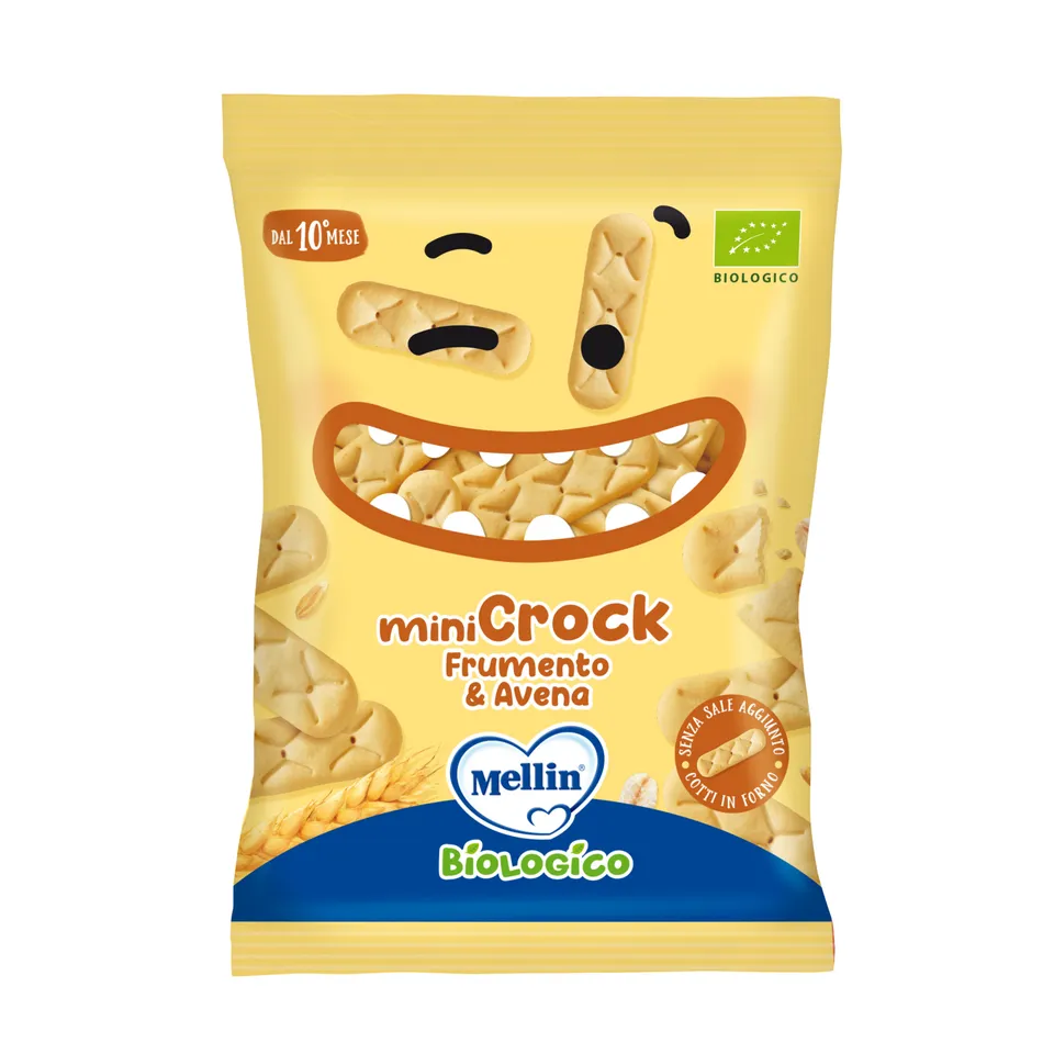Mellin MiniCrock Frumento Avena Bio 30 g dal 10 Mese