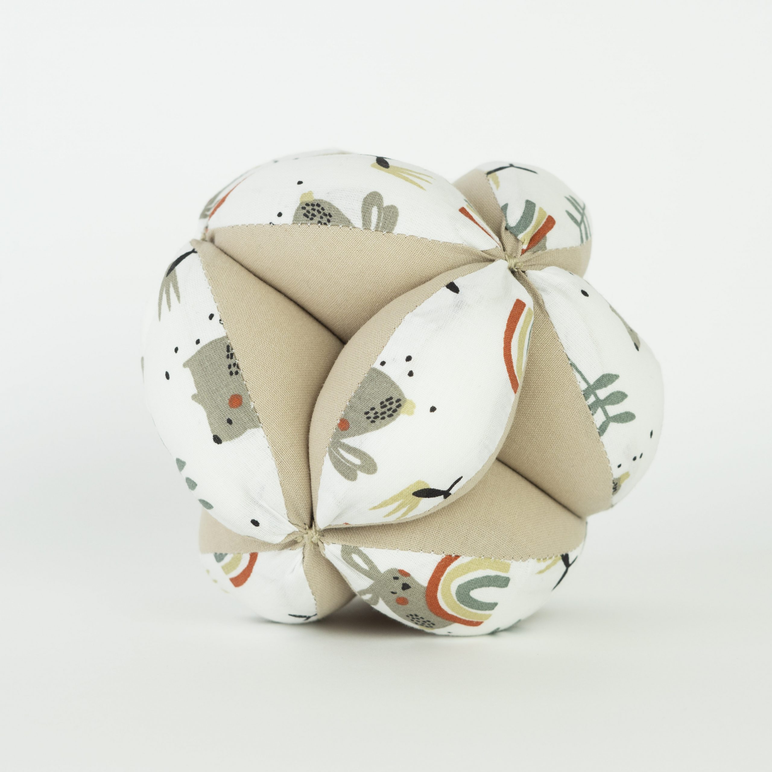 The Dida Palla Montessori Coniglietti in Cotone Sonaglio