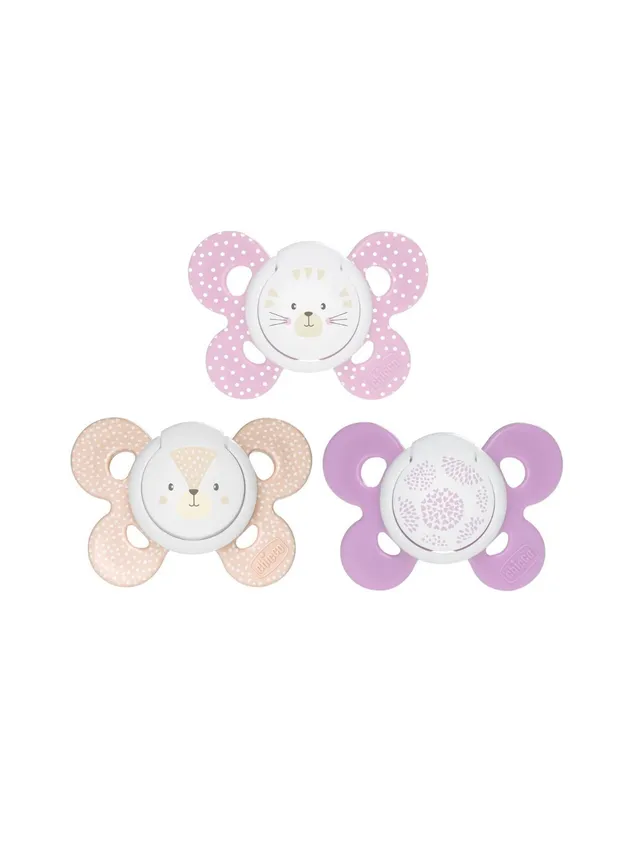 Comfort Girl succhietto silicone 6-16 mesi 2 pz