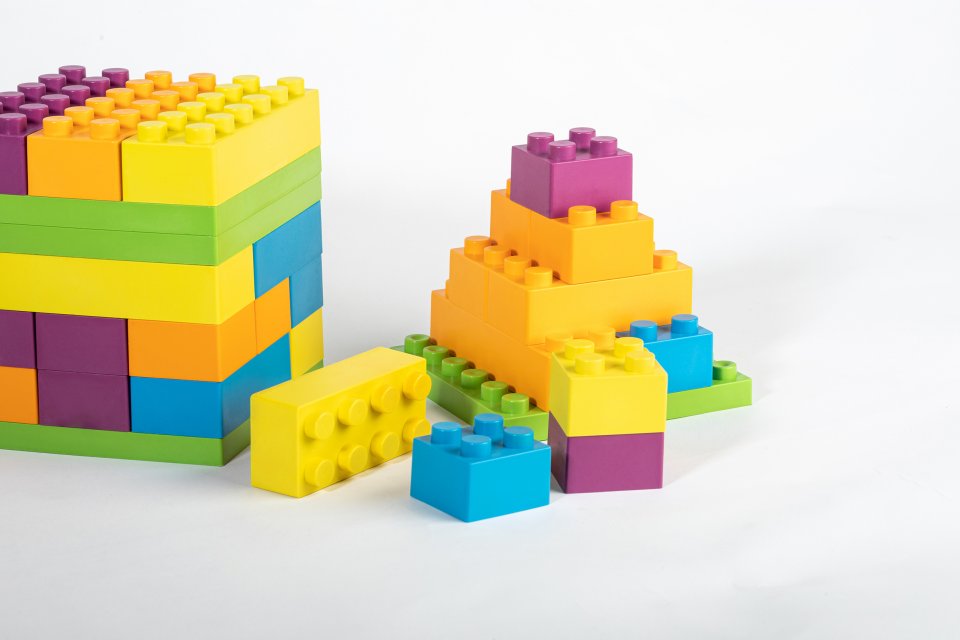 eKoala eKubo Gioco Costruzioni 38 Blocchi Biodegradabili