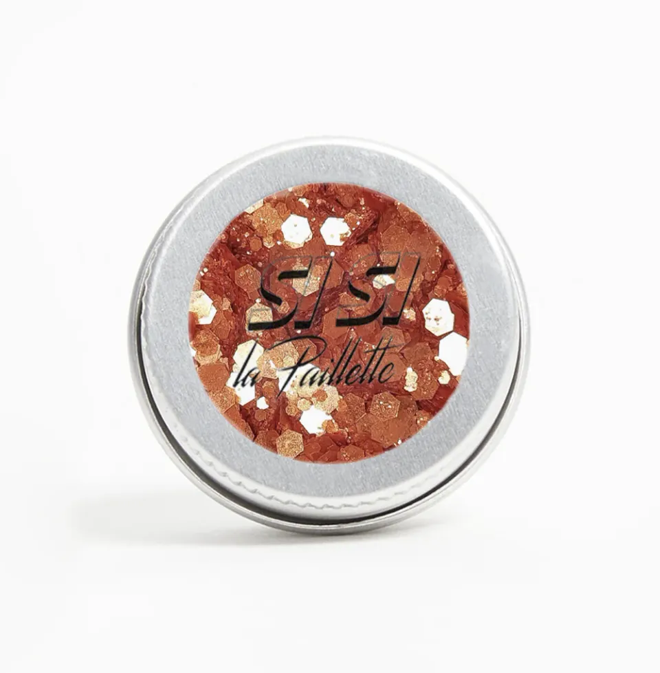 Si Si La Paillette Pure Cuivre glitter biodegradabile rame