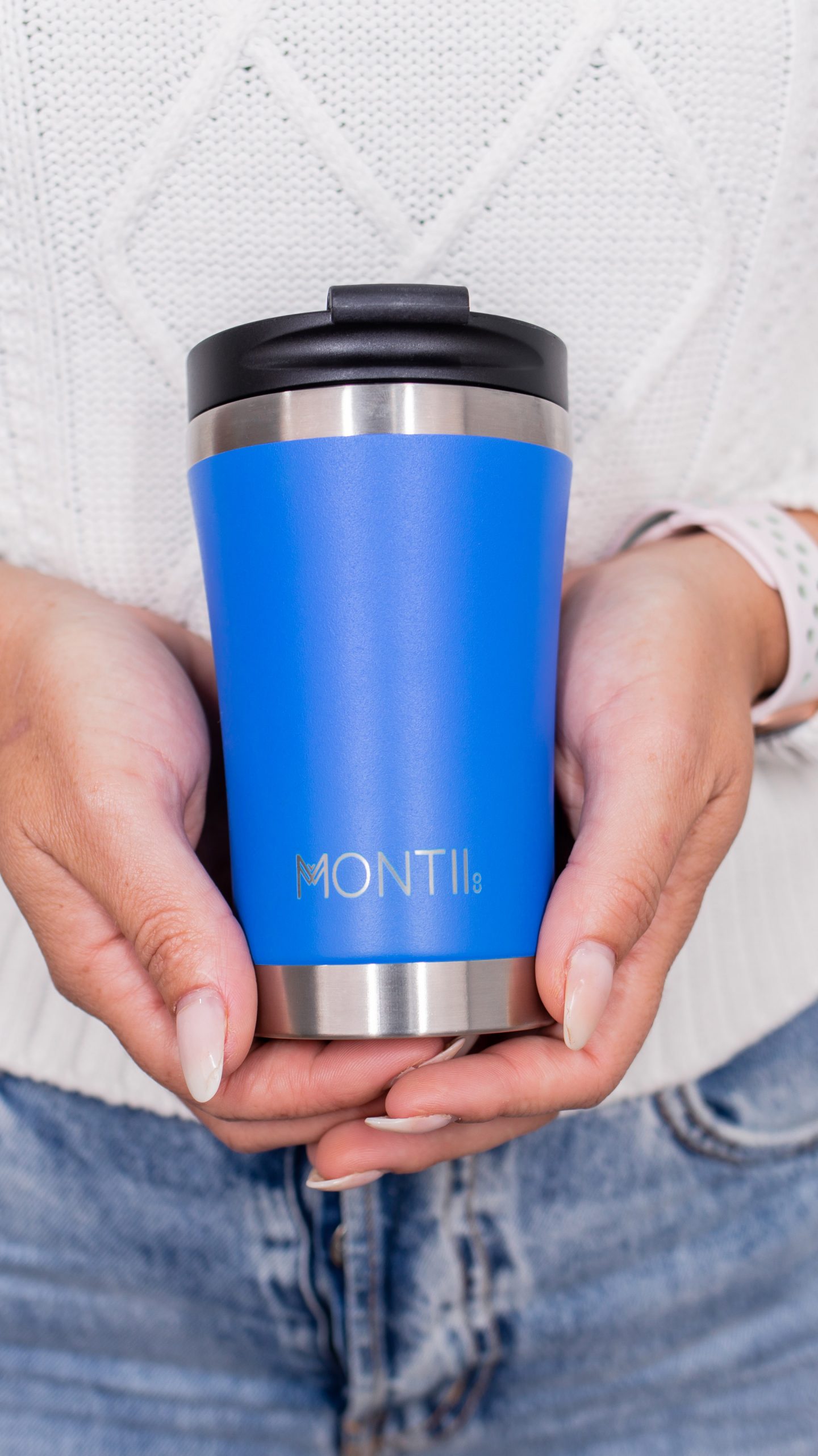 Montii Tazza Termica Piccola Acciaio Blu