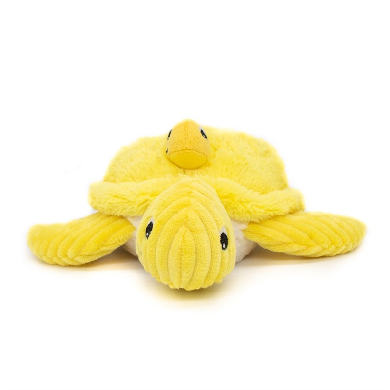 Les Déglingos Ptipotos Sauvenou Peluche Tartaruga Bebè Giallo