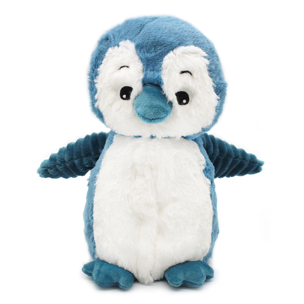Les Déglingos Ptipotos Iglou peluche pinguino blu mamma bebè